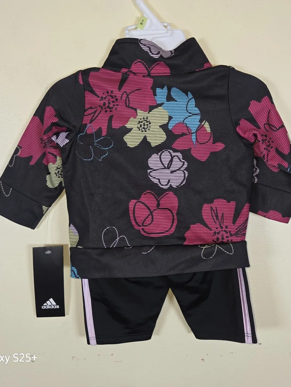 Adidas 3 Month Girls Track Suit Floral Multi Colored NWT MSRP $44.00